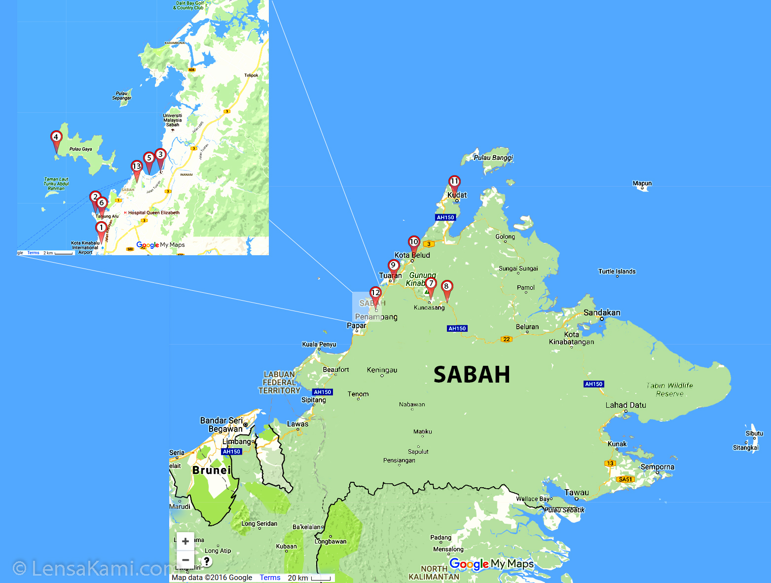 sabah_travel_map